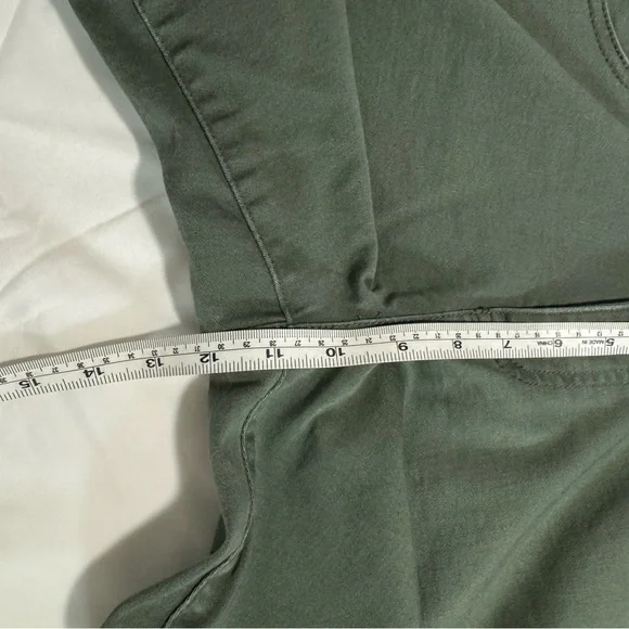 Bass Olive Green Skinny Stretch Jeans - Picture 7 of 9